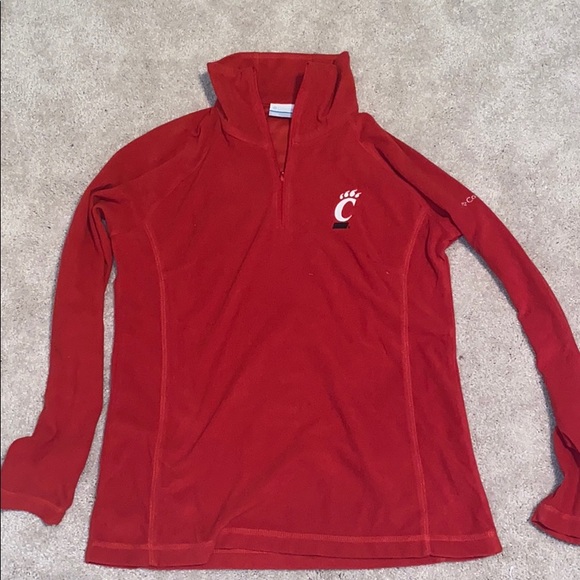 Columbia Tops - University of Cincinnati quarter zip